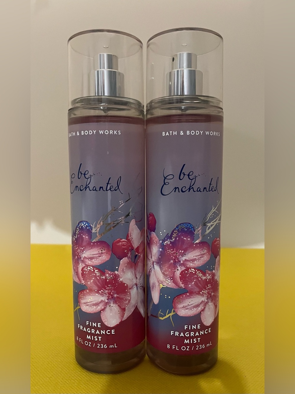 BATH & BODY WORKS BE ENCHANTED FRAGRANCE MIST BODY SPRAY 8 FL OZ (LOT OF 2 PCS)